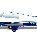 Mooney M20J F-GZDR peinture aéronautique par aerostyll 2023