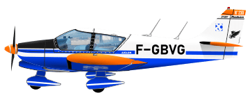 Robin Aiglon R1180T peinture aéronautique aeronautical paint aerostyll