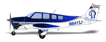 Beechcraft Bonanza G36 N6413J peinture aéronautique aeronautical paint aerostyll