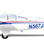 Beechcraft Baron N567JL peinture aéronautique aeronautical paint aerostyll