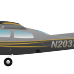 Cessna T210L Turbo Centurion II N2037S peinture aéronautique par aeronautical paint by AEROSTYLL