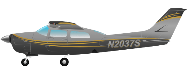 Cessna T210L Turbo Centurion II N2037S peinture aéronautique par aeronautical paint by AEROSTYLL