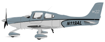 peinture aéronautique aeronautical paint aerostyll Cirrus SR22 N119AL