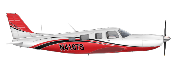 peinture aéronautique aeronautical paint aerostyll Piper PA32 Saratoga N4167S