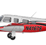 peinture aéronautique aeronautical paint aerostyll Piper PA32 Saratoga N4167S