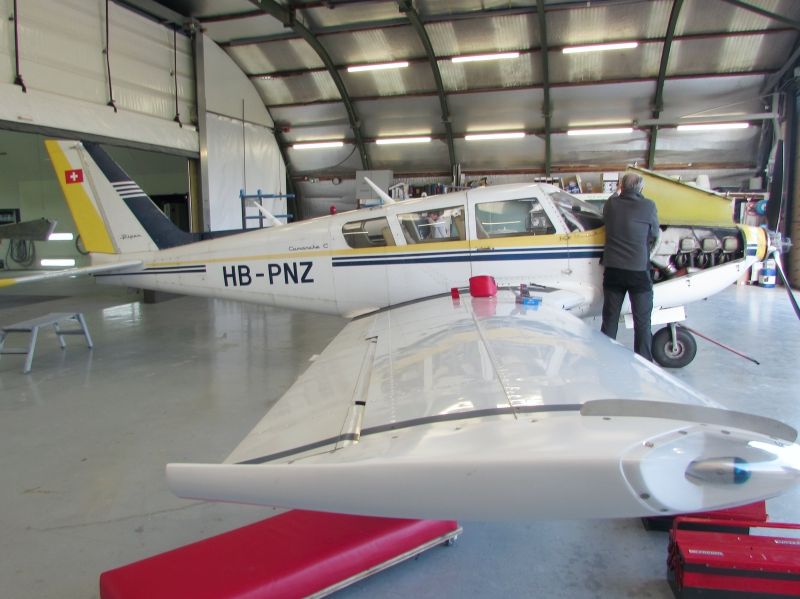 peinture aéronautique aeronautical paint aerostyll Piper PA32 Saratoga N4167S