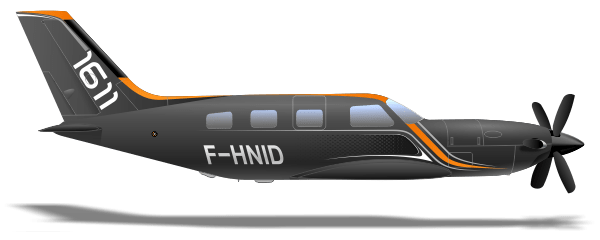 peinture aéronautique aeronautical paint aerostyll Piper PA46 Meridian N13WJ F-HNID