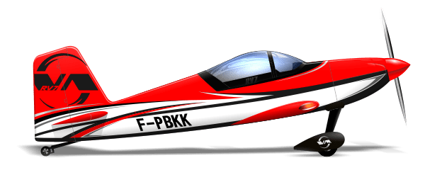 Van's Aircraft RV7 F-PBKK peinture aéronautique aeronautical paint aerostyll