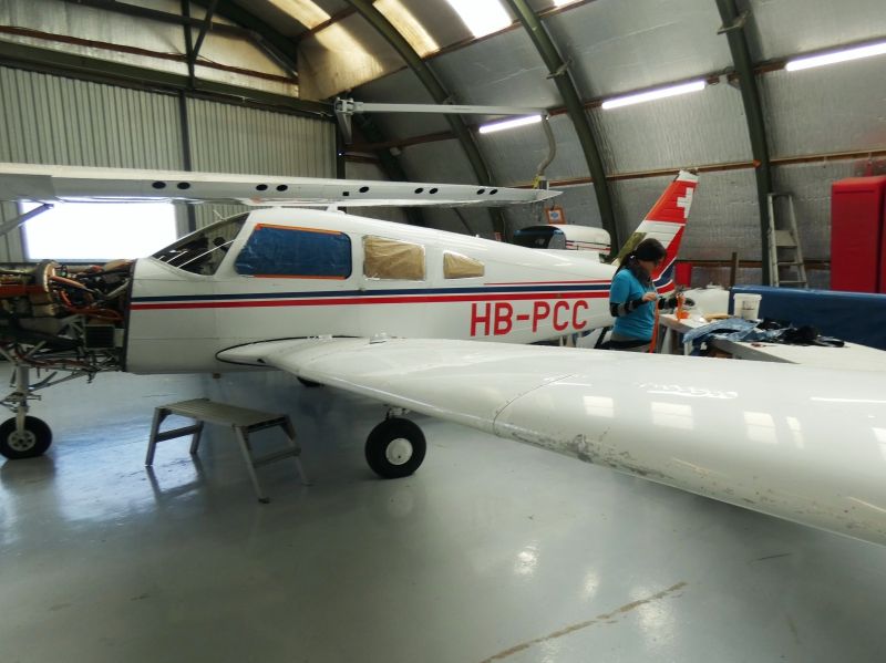 PA28 Piper Arrow II HB-PCC painted by paint peint par AEROSTYLL