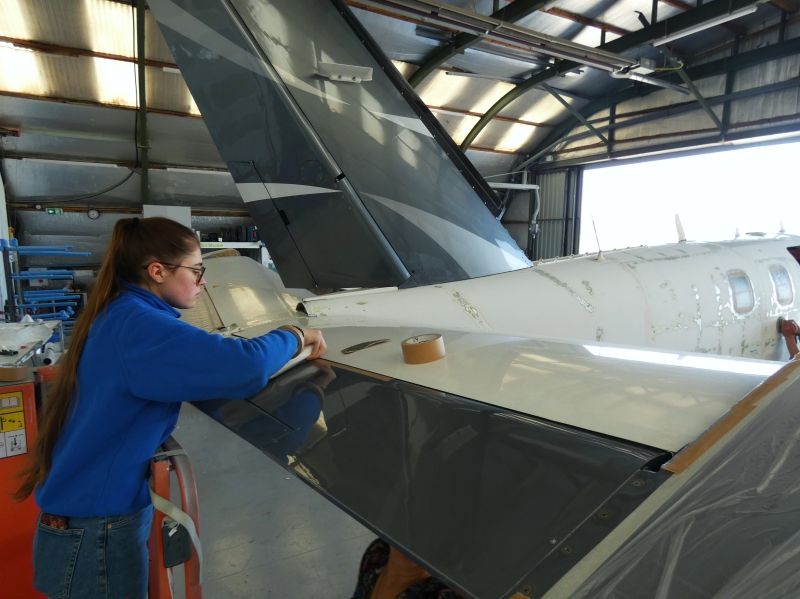 Däher TBM 700 F-GLAT peinture aéronautique aeronautical paint aerostyll