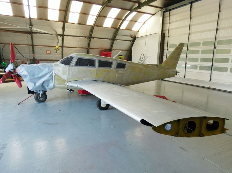 peinture aéronautique aeronautical paint aerostyll Piper PA32 Saratoga N4167S
