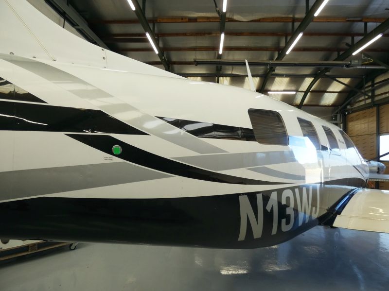 peinture aéronautique aeronautical paint aerostyll Piper PA46 Meridian N13WJ F-HNID