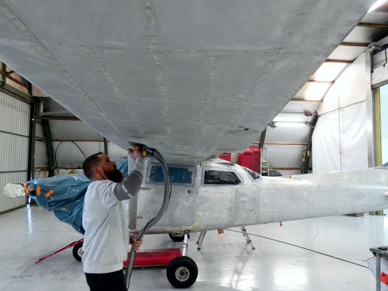Cessna 172 RECTIMO F-GEOT peinture aéronautique aeronautical paint aerostyll