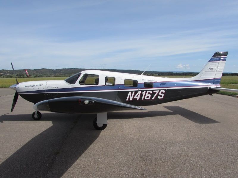 peinture aéronautique aeronautical paint aerostyll Piper PA32 Saratoga N4167S