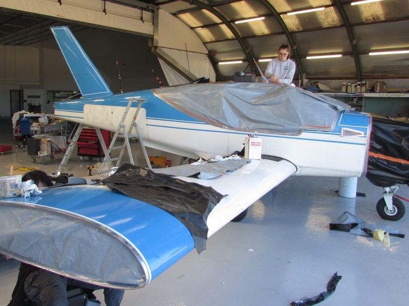 peinture aéronautique aeronautical paint aerostyll TB-20 Trinidad GT N500TB