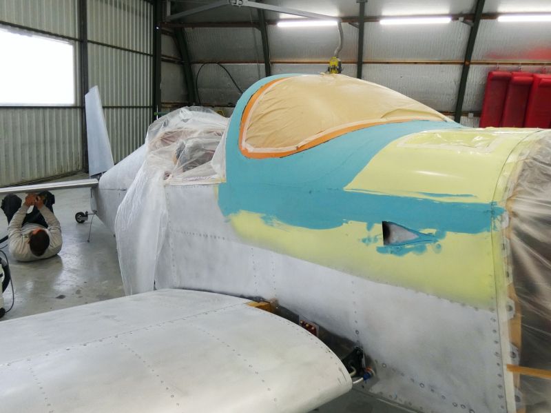 Van's Aircraft RV7 F-PBKK peinture aéronautique aeronautical paint aerostyll