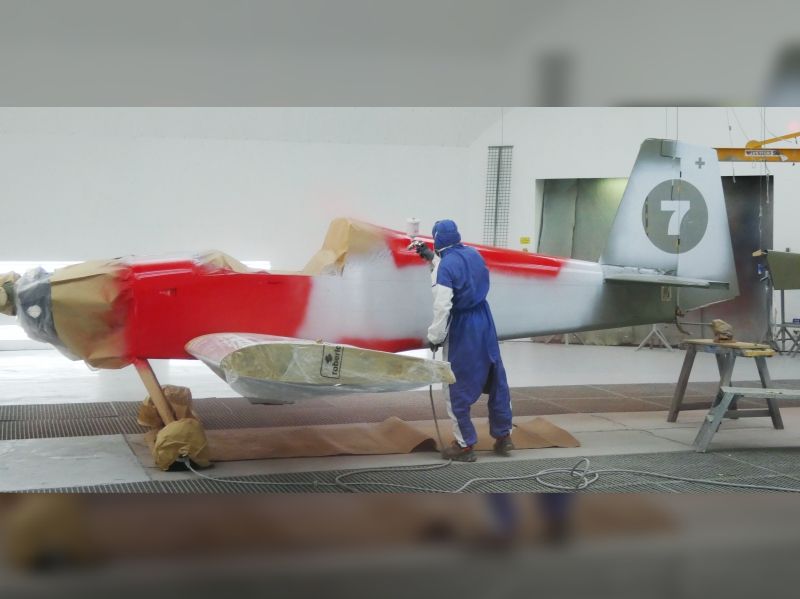 peinture aéronautique aeronautical paint aerostyll Van’s Aircraft RV7 HB-YSL
