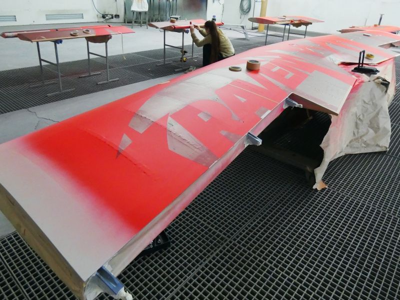 peinture aéronautique aeronautical paint aerostyll TBM 850 N850LD avion de voltige aerobatic plane