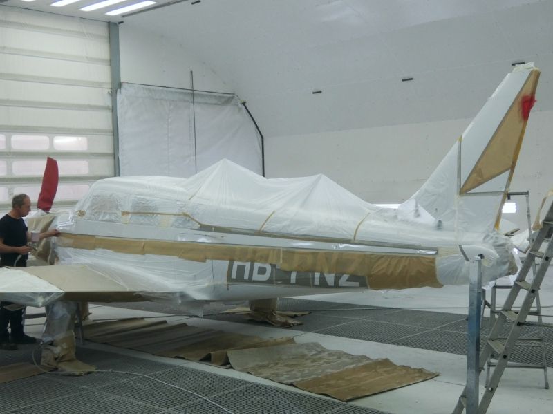 peinture aéronautique aeronautical paint aerostyll Piper PA32 Saratoga N4167S