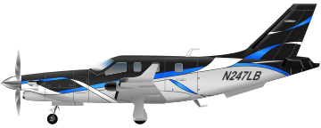 TBM 850 N247LB