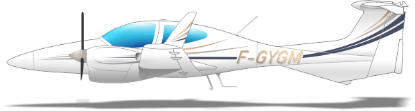 Diamond DA42 F-GYGM