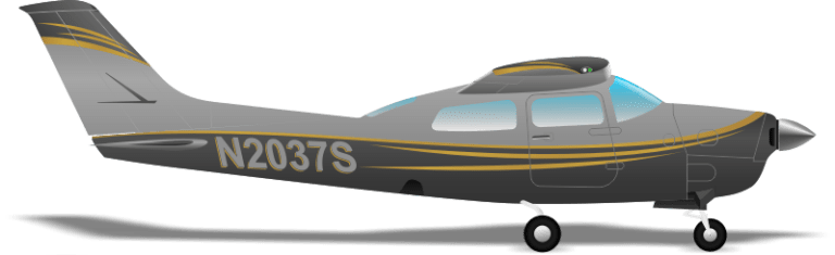 Cessna T210L Turbo Centurion II N2037S peinture aéronautique par aeronautical paint by AEROSTYLL