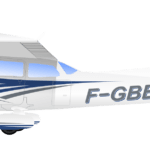 Cessna FR172K F-GBEM Rectimo Aviation peinture par paint by aerostyll