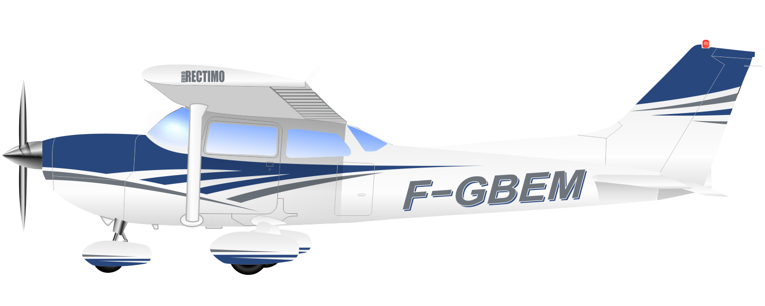 Cessna FR172K F-GBEM Rectimo Aviation peinture par paint by aerostyll