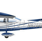 Cessna 182 N92049 paint by peinture par AEROSTYLL