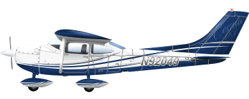 Cessna 182 N92049 paint by peinture par AEROSTYLL