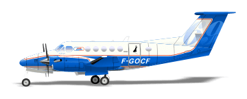 Beechcraft 200 F-GOCF