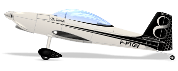 AEROSTYLL peinture aéronautique Vans RV8 F-PTGV