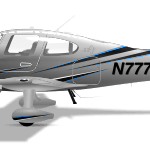 Cirrus SR22 GX N777PS peinture Aerostyll