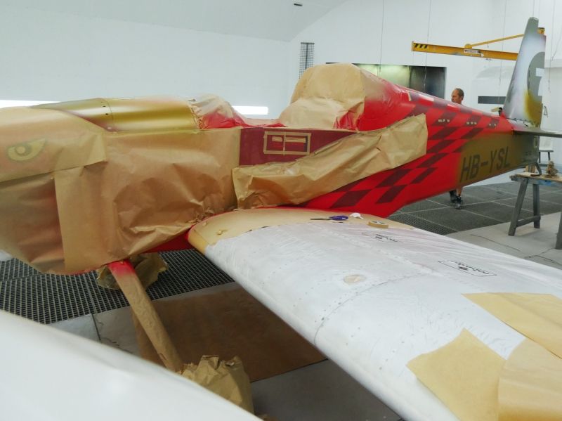 peinture aéronautique aeronautical paint aerostyll Van’s Aircraft RV7 HB-YSL