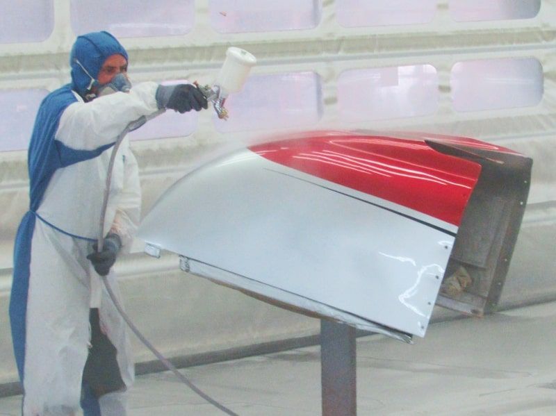 peinture aéronautique aeronautical paint aerostyll Piper PA32 Saratoga N4167S