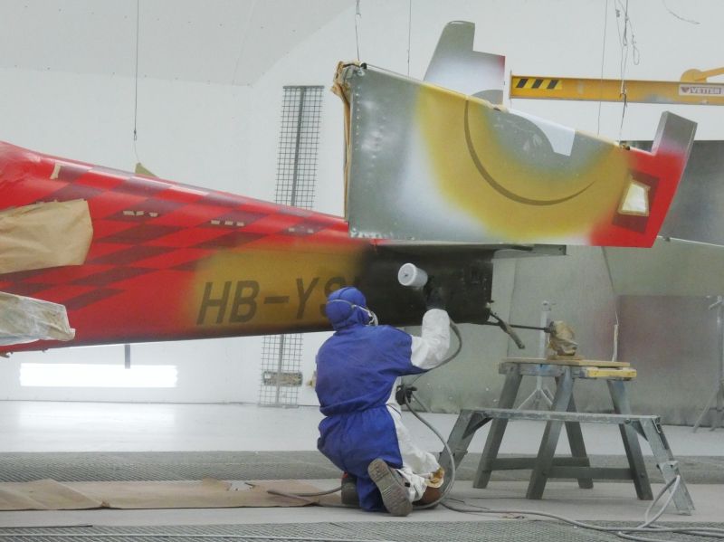 peinture aéronautique aeronautical paint aerostyll Van’s Aircraft RV7 HB-YSL