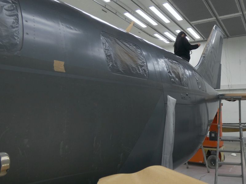 peinture aéronautique aeronautical paint aerostyll Piper PA46 Meridian N13WJ F-HNID