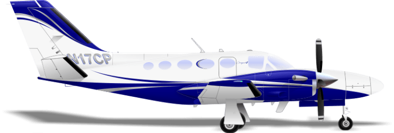 Cessna Conquest N17CP peint par paint by AEROSTYLL