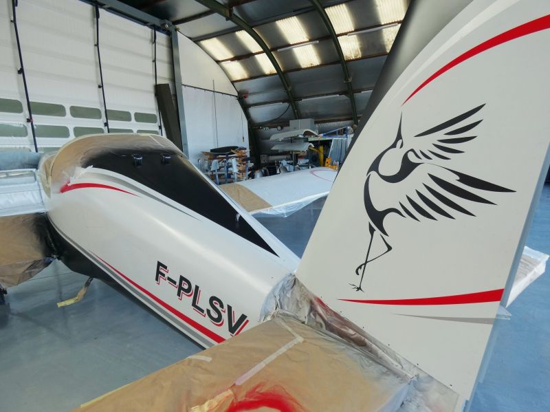 Van’s Aircraft RV14 F-PLSV peinture par paint by AEROSTYLL