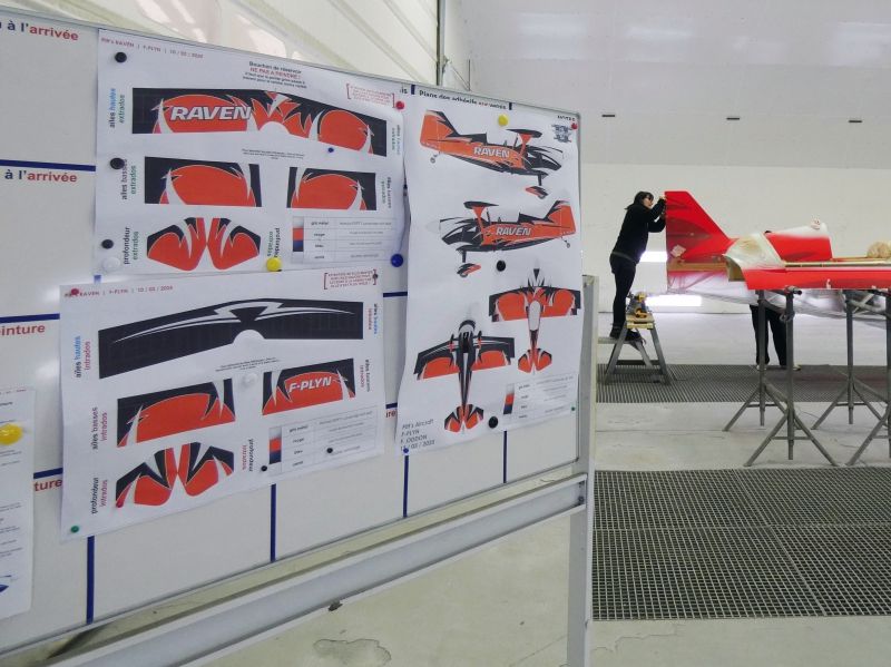 peinture aéronautique aeronautical paint aerostyll TBM 850 N850LD avion de voltige aerobatic plane