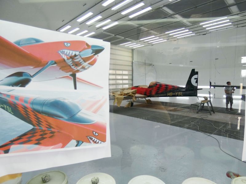peinture aéronautique aeronautical paint aerostyll Van’s Aircraft RV7 HB-YSL