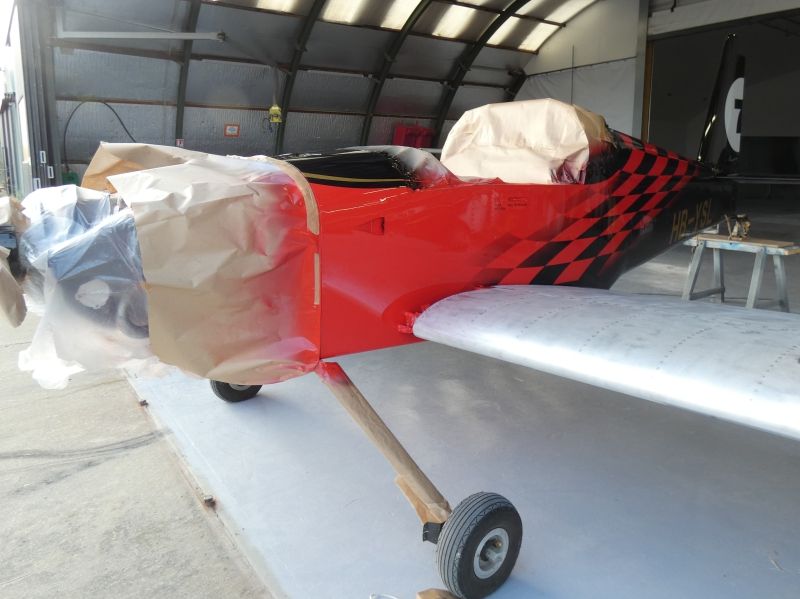 peinture aéronautique aeronautical paint aerostyll Van’s Aircraft RV7 HB-YSL