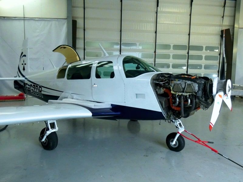 Mooney M20J F-GZDR peinture aéronautique par aerostyll 2023