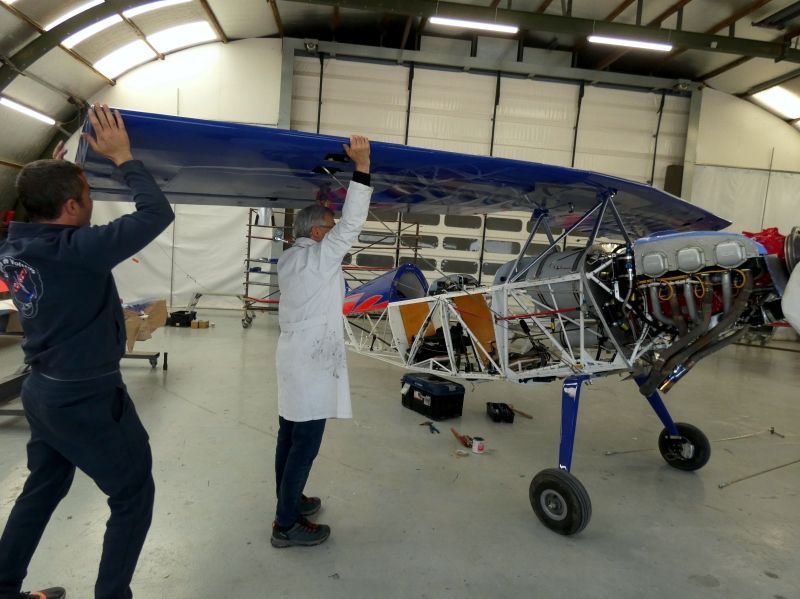 peinture aéronautique aeronautical paint aerostyll TBM 850 N850LD avion de voltige aerobatic plane