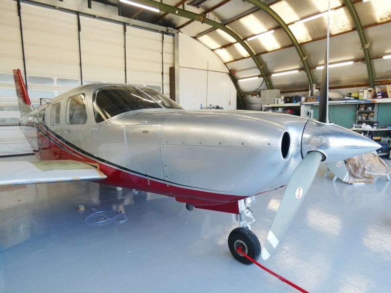 peinture aéronautique aeronautical paint aerostyll Piper PA32 Saratoga N4167S