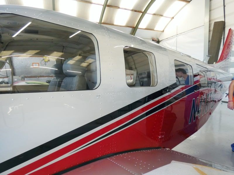 peinture aéronautique aeronautical paint aerostyll Piper PA32 Saratoga N4167S