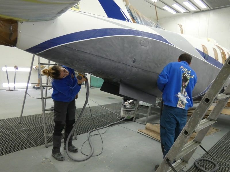 TBM 1456 DAHER peinture par AEROSTYLL paint by