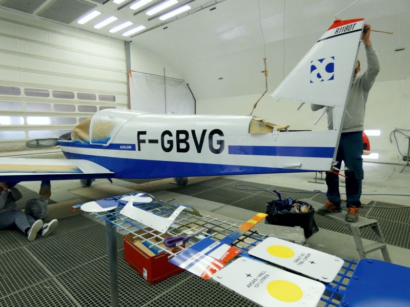 Robin Aiglon R1180T F-GBVG peinture aéronautique aeronautical paint aerostyll