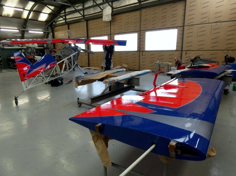 peinture aéronautique aeronautical paint aerostyll TBM 850 N850LD avion de voltige aerobatic plane