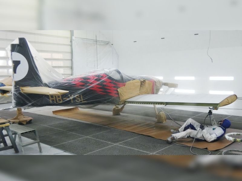 peinture aéronautique aeronautical paint aerostyll Van’s Aircraft RV7 HB-YSL